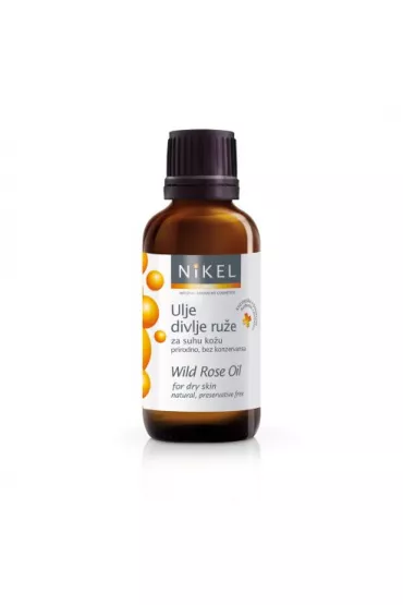 Nikel Olejek z kwiat�w dzikiej r�y i pelargonii wyg�adzaj�cy zmarszczki, naturalny 30 ml