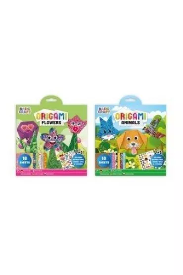 Omega Toys Blok z arkuszami do origami wz�r Zwierz�ta