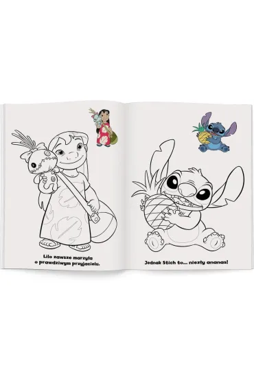 DISNEY STICH. NAKLEJAM I KOLORUJ�