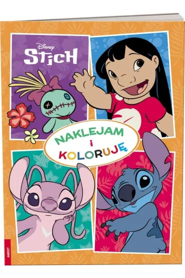DISNEY STICH. NAKLEJAM I KOLORUJ�