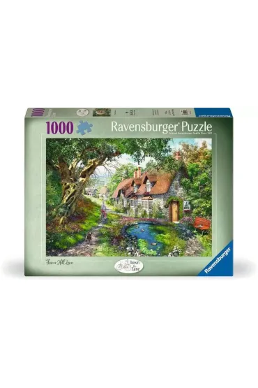 Puzzle 1000 el. Droga w�r�d wzg�rza kwiat�w Ravensburger