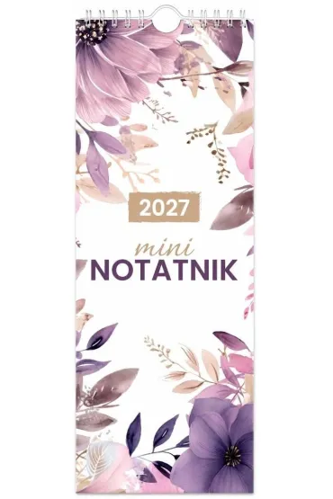Kalendarz 2027 notatnikowy 33x12,5cm Harmonia