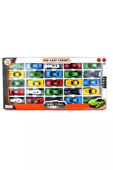 Auto metalowe 25 szt Pro Kids