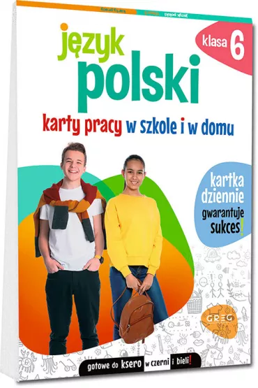 Jzyk polski. Karty pracy w szkole i w domu. Klasa 6 - Karolina  Cichocka