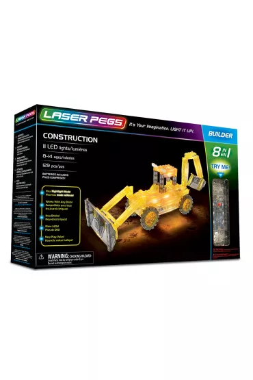 Klocki. Laser Pegs. Construction 8 w 1