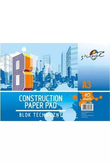 Leviatan Blok techniczny A3 160 g 10 kartek