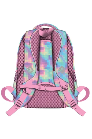 St. Majewski Plecak 4-komorowy Pastel Pixels