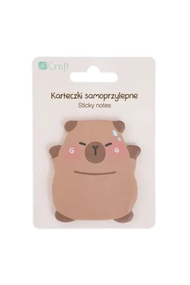 Dalprint Karteczki samoprzylepne Kapibara Happy 6,2x6cm