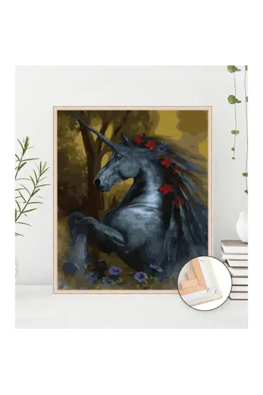 Twoje Hobby Malowanie po numerach - Czarny ko� 40x50cm