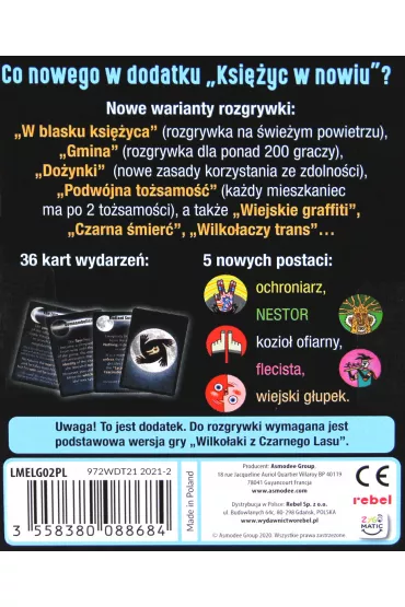 Wilkoaki z Czarnego Lasu: Ksiyc w nowiu Rebel - Des  Philippe Pallieres