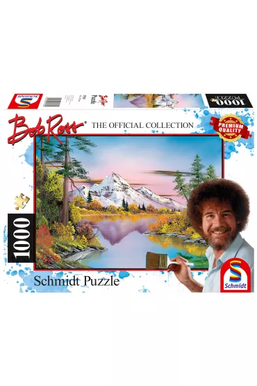 Puzzle 1000 el. Bob Ross, Odbicie w tafli wody G3 - Bob Ross