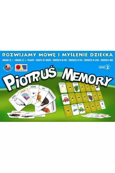 Rozwijamy mow� i my�lenie. Piotru� Memory. Zestaw 2