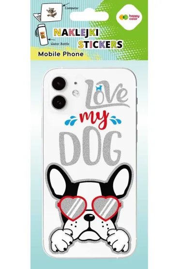 Happy Color Naklejki MOBILE PHONE - Love Dog, 90x205 mm