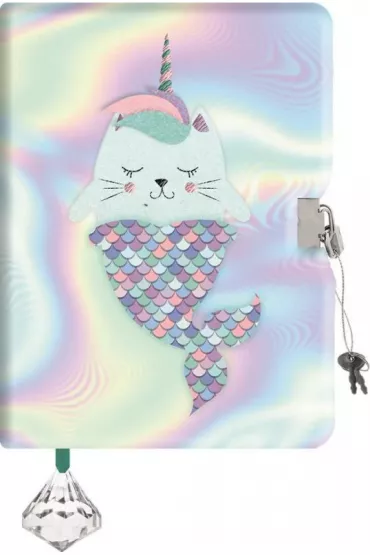 St. Majewski Pami�tnik z k��dk� cekiny dwustronne A5 Mermaid 96 kartek