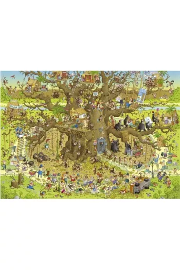 Puzzle 1000 el. Funky Zoo. Ma�pie Zoo Heye