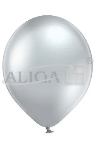 Aliga Balon 30 cm srebrny glossy BAL-16G-601 8 szt.