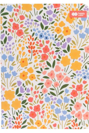 Happy Color, Notes szyty A6/32k, kropki - Bloom Boho
