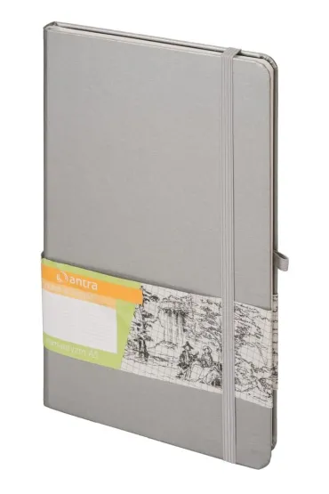 Antra Notes A5 Romantyzm Srebrny kropki 160 kartek