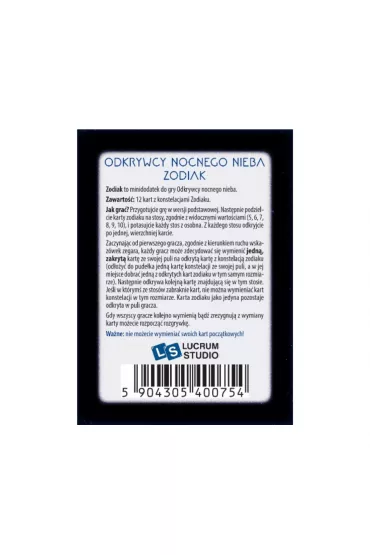 Odkrywcy Nocnego Nieba: Zodiak Lucrum Games