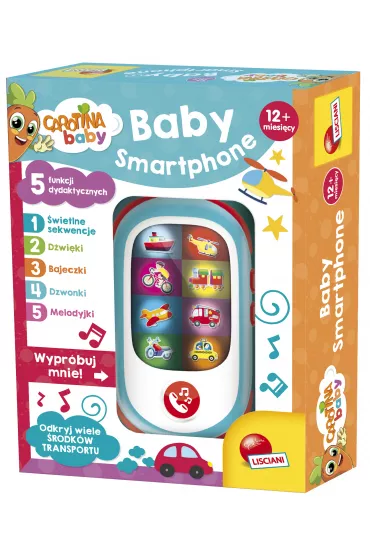 Carotina Baby - elektryczny smartfon dydaktyczny Lisciani