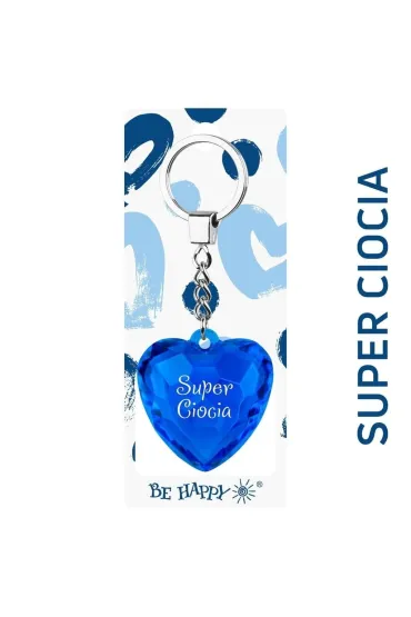 Be-Happy Gifts Brelok serce super ciocia