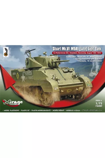 Czo�g Lekki Stuart Mk.VI M5A1 p�ny Mirage Hobby
