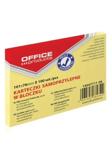 Notes samoprzylepny Office Products 101X76 (14047711-06)