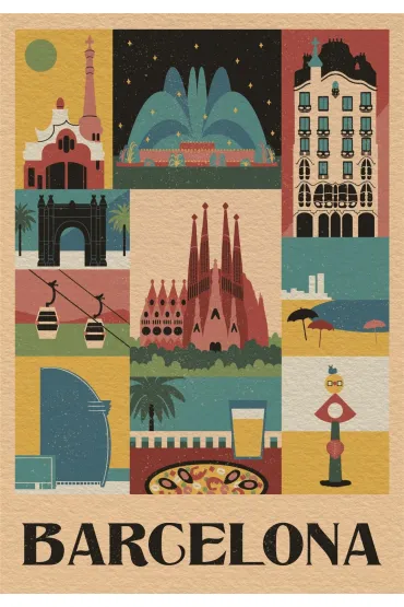 Puzzle 1000 el. Compact Barcelona Clementoni