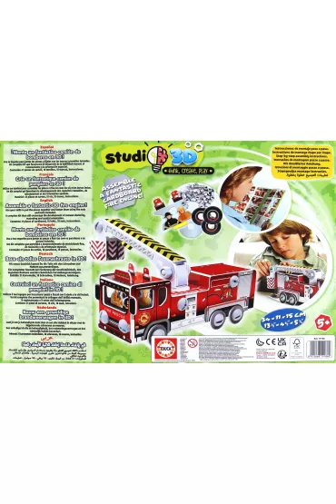 Puzzle Model 3D Pojazdy W�z stra�acki 111508 Educa