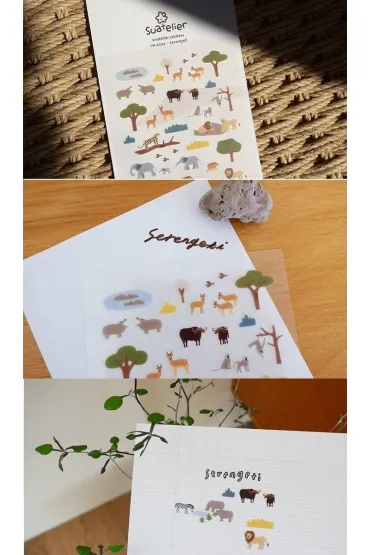 Daily Naklejki ozdobne Zwierz�ta Serengeti