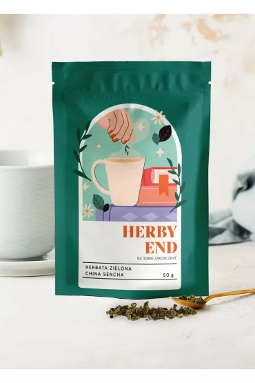 TanioKsikowa herbata zielona - China Sencha Herby End 50g