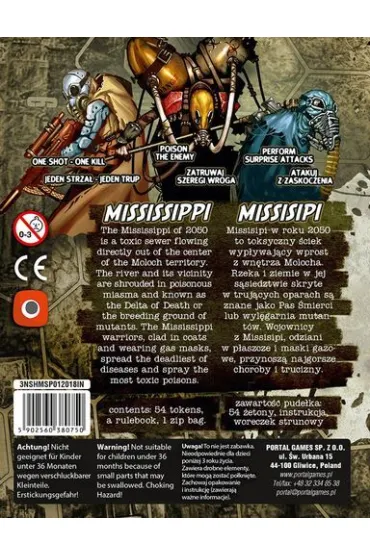 Neuroshima Hex 3.0. Missisipi Portal Games