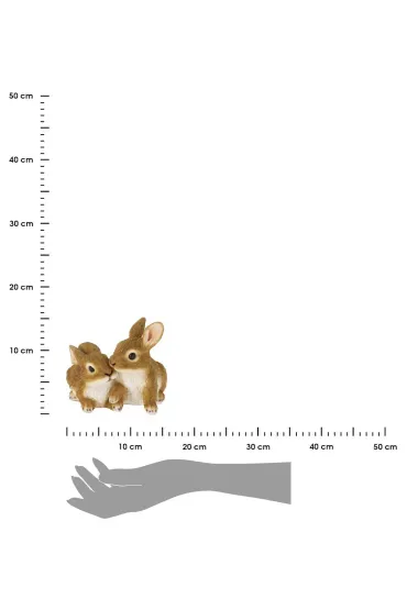 ProGarden Figurka ogrodowa Dwa krliki