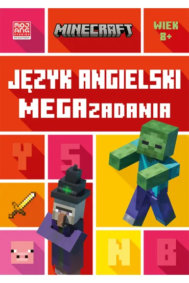 Minecraft. J�zyk angielski. Megazadania 8+ - Dan  Whitehead, Jon  Goulding
