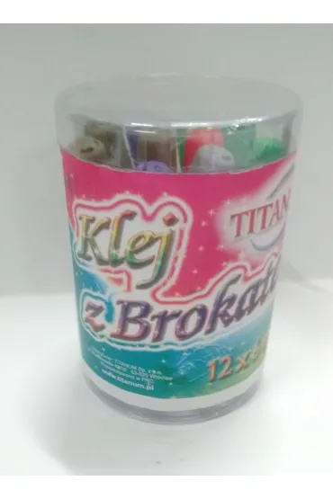 Titanum Klej w p�ynie z brokatem w opakowaniu 6 ml