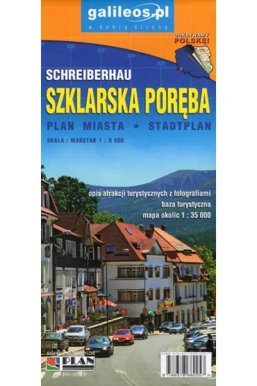 Szklarska Poreba plan miasta Schreiberhau 1:9000/Galileos/