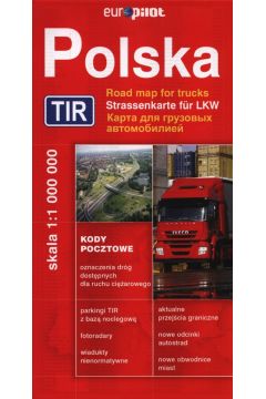 Polska. Mapa drogowa dla zawodowych kierowcw. TIR