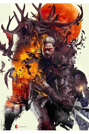 Puzzle 1000 Gaming The Witcher Wied�min Monsters Good Loot