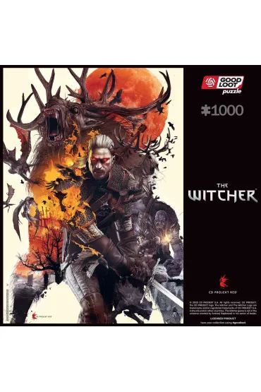 Puzzle 1000 Gaming The Witcher Wied�min Monsters Good Loot