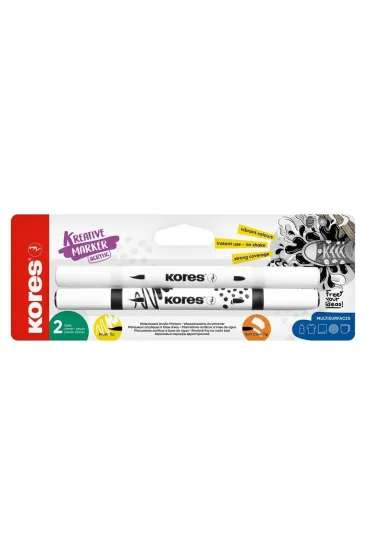 Tombow Markery akrylowe Kreative dwustronne 2 szt