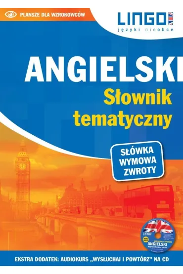 Angielski s�ownik tematyczny ksi��ka + CD