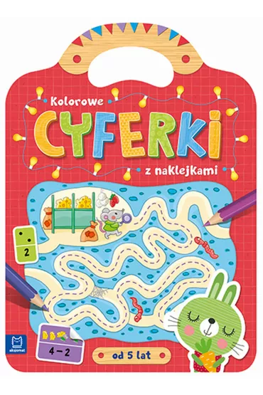 Kolorowe cyferki z naklejkami od 5 lat - Agnieszka Bator, Joanna Myjak