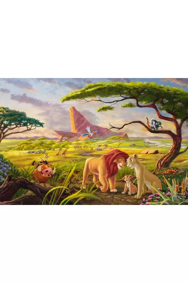 Puzzle 200 el. PQ Thomas Kinkade Kr�l Lew Disney Schmidt - Thomas  Kinkade