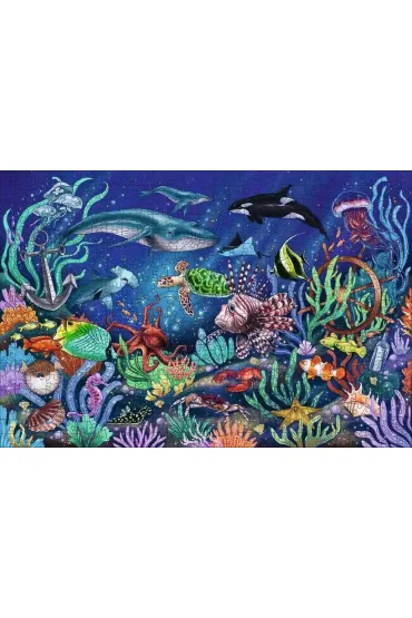 Puzzle drewniane 500 el. Podwodny �wiat Ravensburger