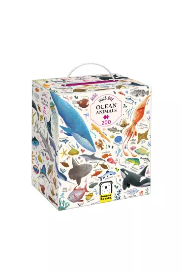 Puzzle 200 el. Puzzlove. Ocean animals Banana Panda