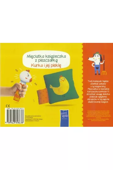 Ksi��eczka z piszcz�c� figurk� - Kurczaczek