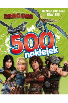 500 naklejek dragons