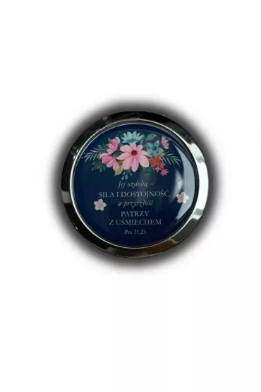 Szaron Lusterko kieszonkowe okr�g�e - Jej ozdob�