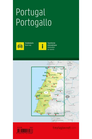 Mapa Portugalia 1:500 000