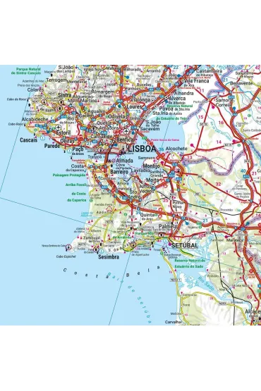 Mapa Portugalia 1:500 000